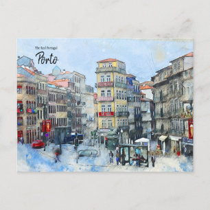 Postal Oporto- El Portugal Real