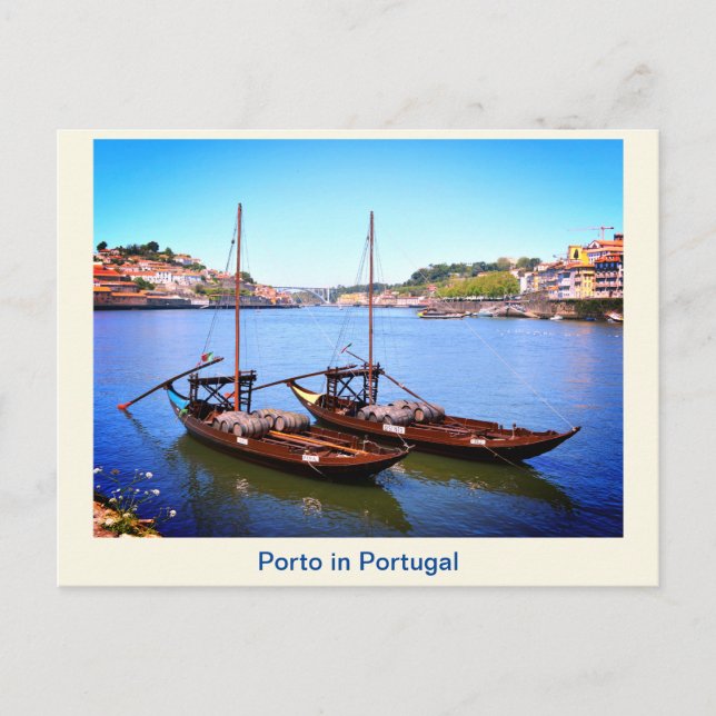 Postal Oporto en Portugal (Anverso)