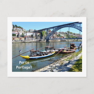 Postal Oporto en Portugal