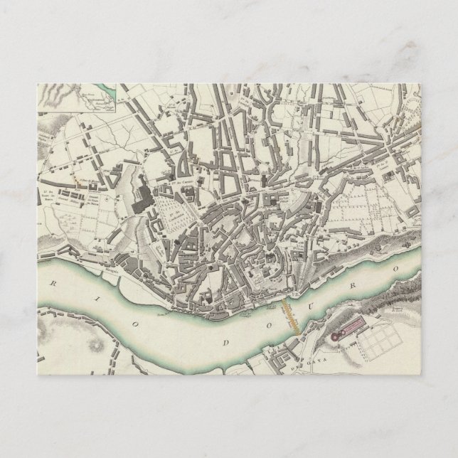 Postal Oporto Porto (Anverso)