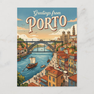 Postal Oporto Portugal
