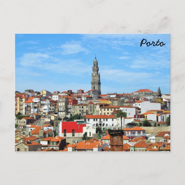 Postal Oporto, Portugal (Anverso)