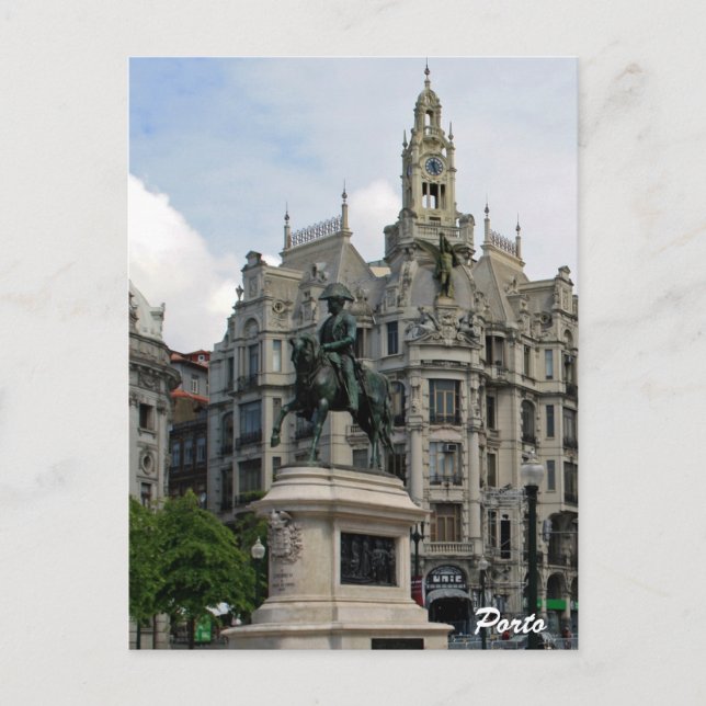 Postal Oporto, Portugal (Anverso)