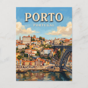 Postal Oporto Portugal