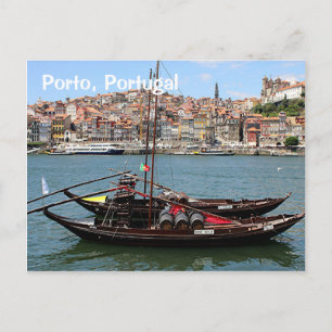 Postal Oporto Portugal: Barco de desembarco