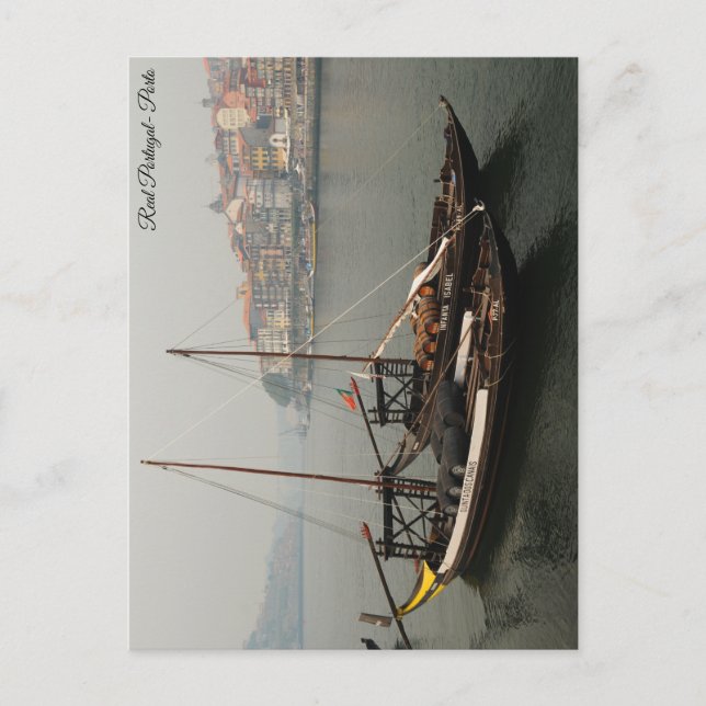 Postal Oporto Real Portugal (Anverso)