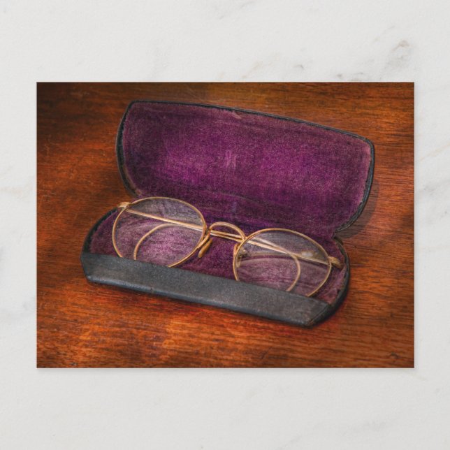 Postal Optometría - ¿Alguien ha visto mis anteojos? (Anverso)