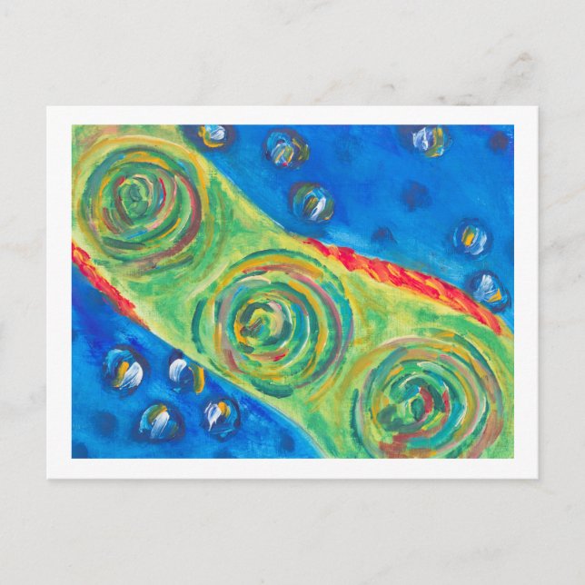 Postal Opulpo poderoso (Anverso)