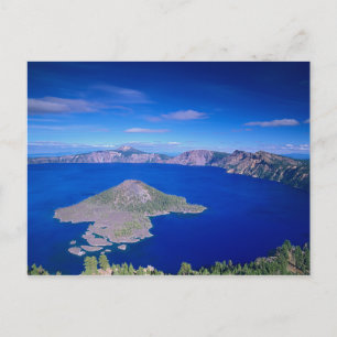 Postal OR, Crater Lake NP, Wizard Island y Crater