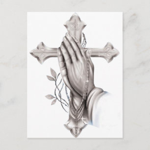 Postal Oración cruzada