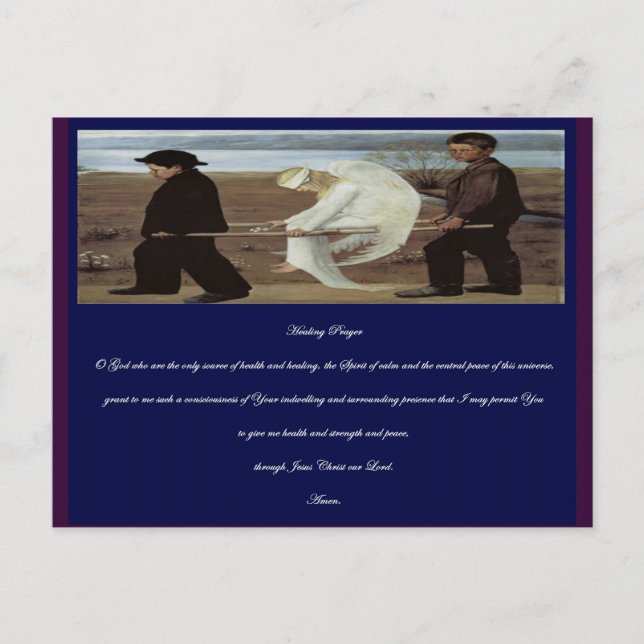 Postal Oración curativa (Anverso)