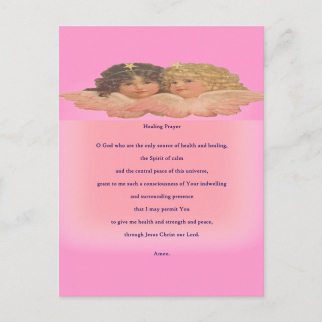 Postal Oración curativa para ellos (Anverso)