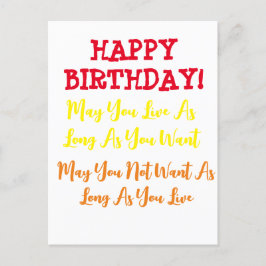 Postal Oración de cumpleaños