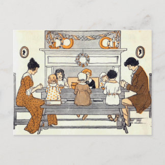 Postal Oración de la cena