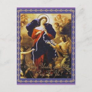 Postal Oración del Papa Francisco a nuestra Señora de los