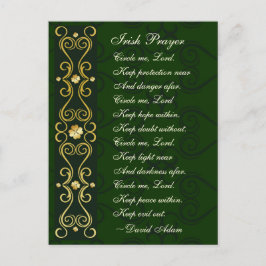 Postal Oración irlandesa, Circle me Lord,