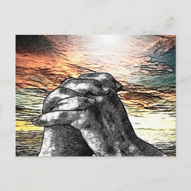 Postal Oración matutina cristiana (Anverso)