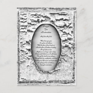 Postal Oración por la Restauración