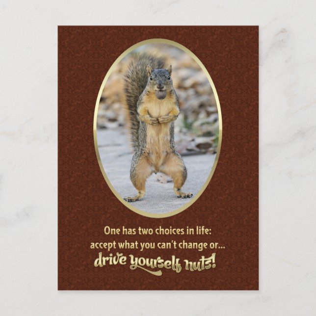 Postal Oración por la Serenidad en pocas palabras (Anverso)