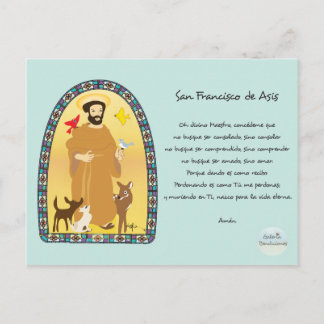 Postal Oración San Francisco de Asís