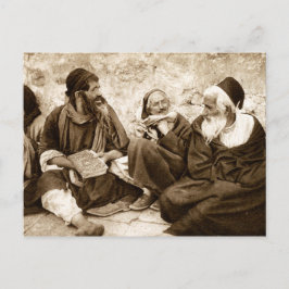 Postal Oraciones judías en Jerusalén