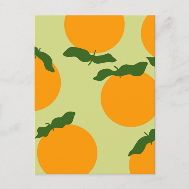 Postal Orange pattern design (Anverso)