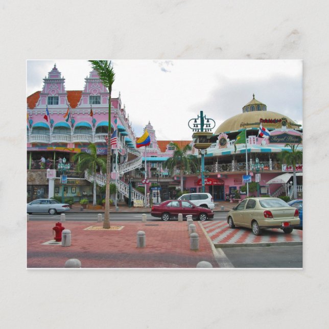 Postal Oranjestad Aruba (Anverso)
