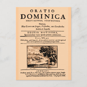 Postal Oratio Dominica