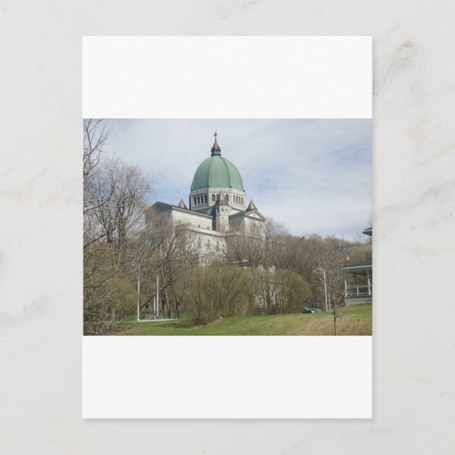 Postal Oratorio de San José, Montreal (Anverso)