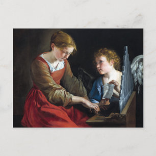Postal Orazio Gentileschi & Giovanni Lanfranco Saint