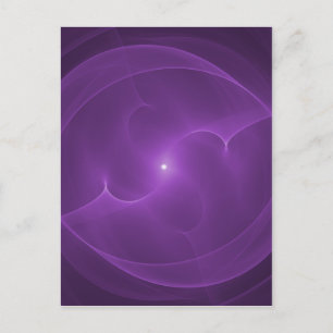 Postal Orb de energía púrpura