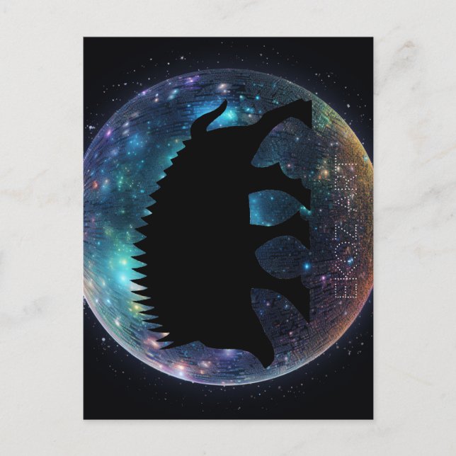 Postal Orb espacial Pictish (Anverso)