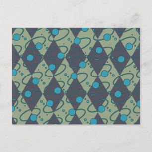 Postal Órbita de Diamantes Azul