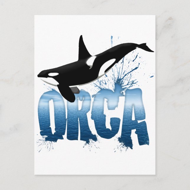 POSTAL ORCA (Anverso)