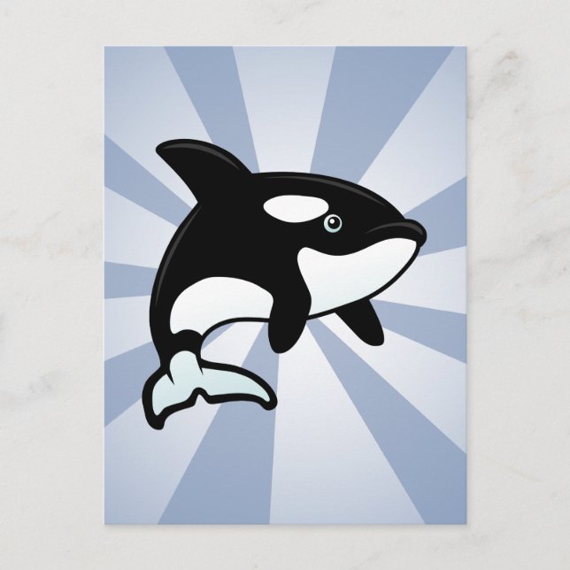 Postal Orca Cuta / Ballena Asesina (Anverso)
