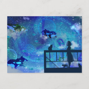 Postal Orca Whales