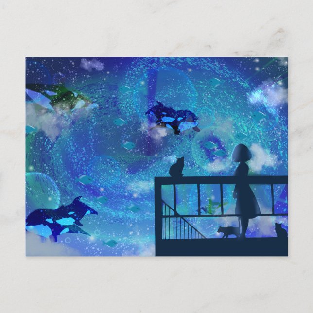 Postal Orca Whales (Anverso)