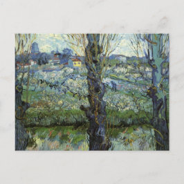 Postal Orchard Blossom, Vista de Arles, Vincent Van Gogh