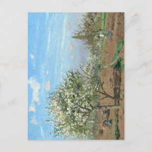 Postal Orchard en Bloom, Louveciennes Camille Pissarro