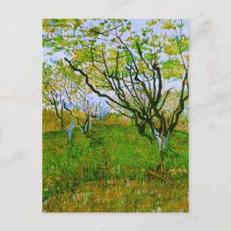 Postal Orchard en Blossom, Vincent van Gogh