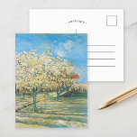 Postal Orchard en flor | Vincent van Gogh<br><div class="desc">Orchard en Blossom (1888) del artista post-impresionista holandés Vincent Van Gogh. El arte original es un óleo sobre lienzo que representa un paisaje de árboles floridos. Utilice las herramientas de diseño para agregar texto personalizado o personalizar la imagen.</div>