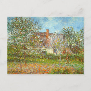 Postal Orchard en primavera por Gustave Loiseau