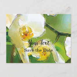 Postal Orchidee weiß - Aquarell-Design |