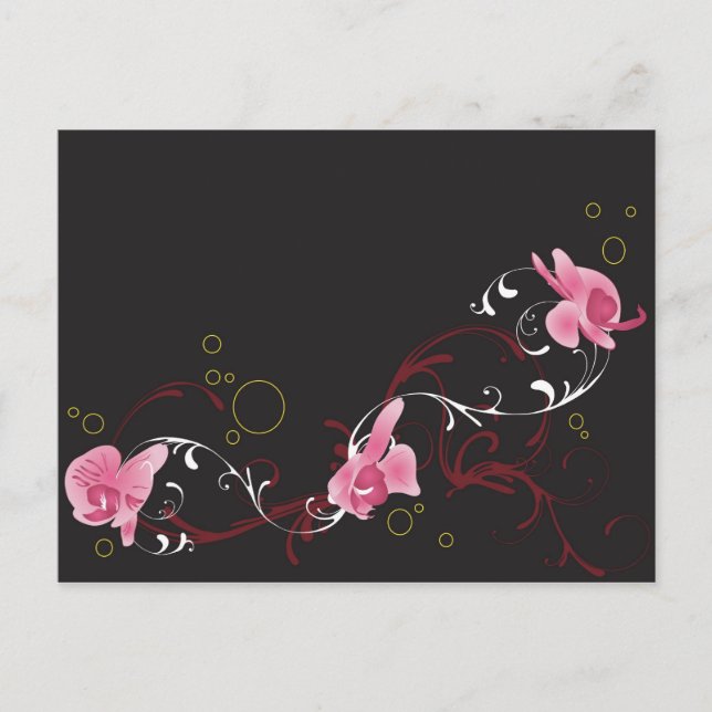 Postal Orchids Postcard (Anverso)