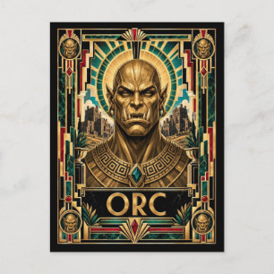 Postal Orco, Art Deco Mitológico