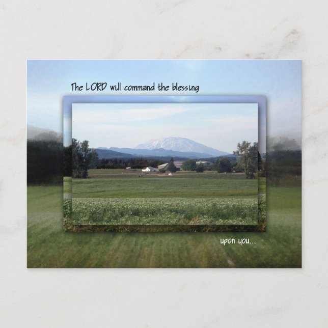 Postal Orden de bendición (Anverso)