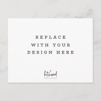 Postal ORDEN DE IMPRESIÓN 7 x 5 pulgadas horizontal