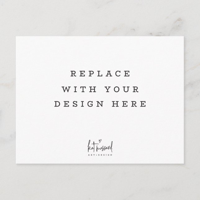 Postal ORDEN DE IMPRESIÓN 7 x 5 pulgadas horizontal (Anverso)