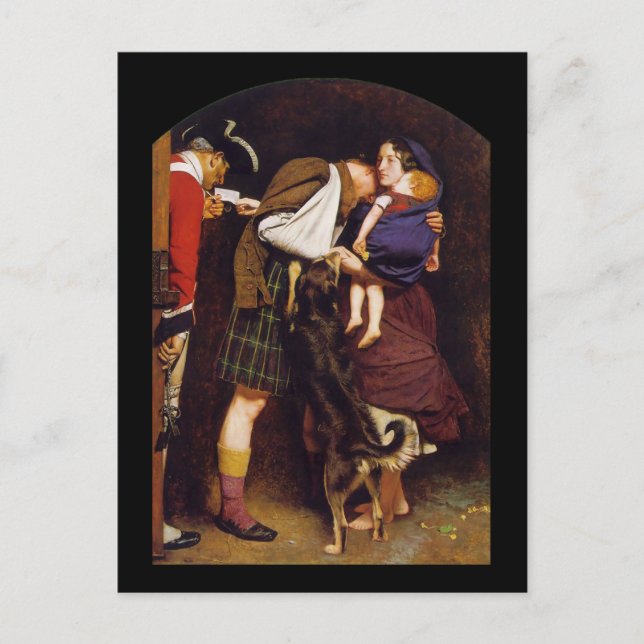 Postal Orden de liberación de John Everett Millais (Anverso)