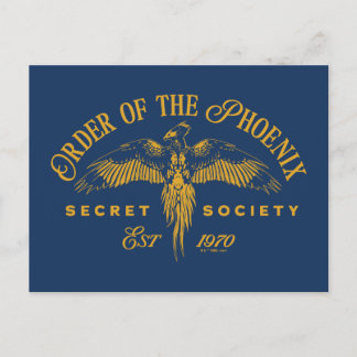 Postal ORDEN DEL FÉNIX Sociedad Secreta Gráfica